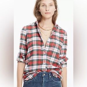 Madewell flannel shirt XS NWOT